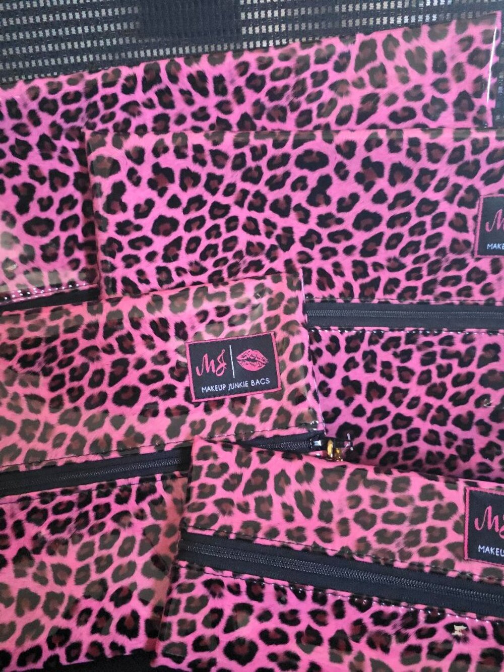 Makeup Junkie Pink Leopard Set NWT